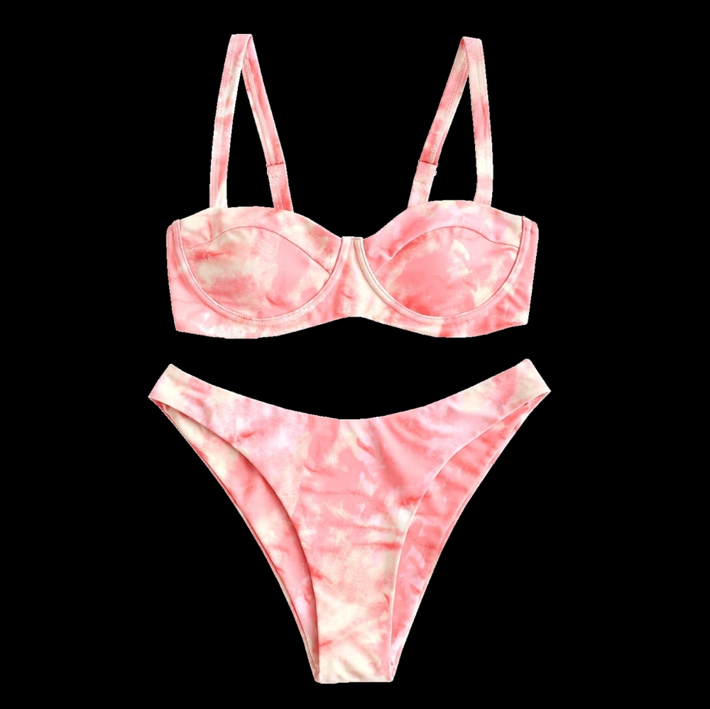 Tie dye underwire bikini🌞
